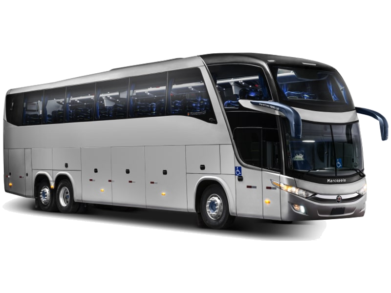 Modern bus and coach for group transportation services throughout Finland
